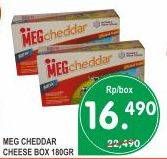 Promo Harga MEG Cheddar Cheese 180 gr - Superindo