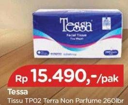 Promo Harga Tessa Facial Tissue TP-02 250 pcs - TIP TOP