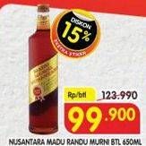 Promo Harga MADU NUSANTARA Madu Murni 650 ml - Superindo