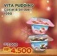 Promo Harga VITA PUDDING Pudding Cokelat, Stroberi 105 gr - Indomaret