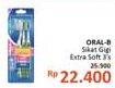 Promo Harga ORAL B Toothbrush  - Alfamidi