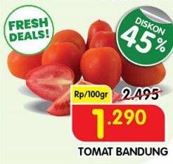 Promo Harga Tomat Bandung per 100 gr - Superindo