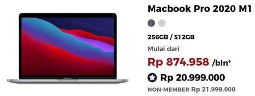Promo Harga APPLE Macbook Pro 2020 M1  - Erafone