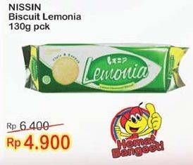Promo Harga NISSIN Cookies Lemonia Lemon 130 gr - Indomaret