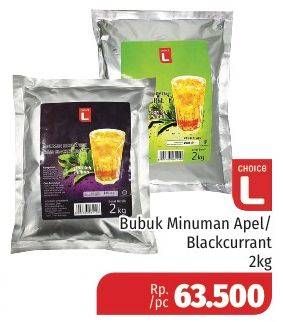 Promo Harga Choice L Minuman Teh Apple, Blackcurrant 2 kg - Lotte Grosir