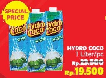 Promo Harga HYDRO COCO Minuman Kelapa Original 1000 ml - LotteMart
