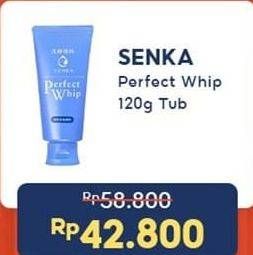 Promo Harga SENKA Perfect Whip Facial Foam 120 gr - Indomaret