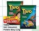 Promo Harga Taro Net Potato BBQ, Seaweed 115 gr - Alfamart