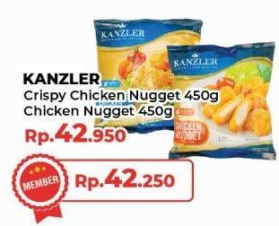 Promo Harga Kanzler Chicken Nugget Original, Crispy 450 gr - Yogya