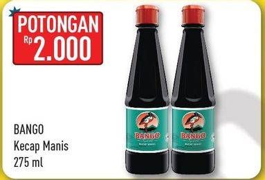 Promo Harga BANGO Kecap Manis 275 ml - Hypermart