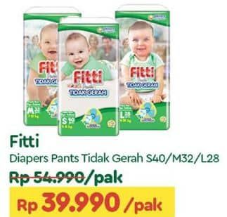 Promo Harga Fitti Pants M32, S40, L28 28 pcs - TIP TOP