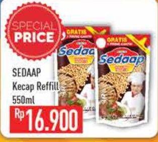 Promo Harga SEDAAP Kecap Manis 550 ml - Hypermart