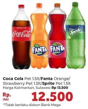 Promo Harga COCA COLA/FANTA/SPRITE Minuman Soda  - Carrefour