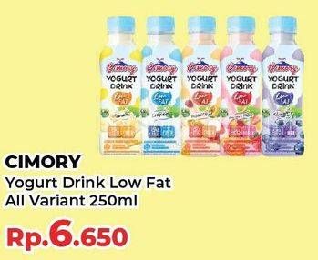 Promo Harga CIMORY Yogurt Drink Low Fat All Variants 250 ml - Yogya