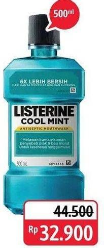 Promo Harga LISTERINE Mouthwash Antiseptic 500 ml - Alfamidi