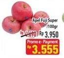 Promo Harga Apel Fuji Super per 100 gr - Hypermart