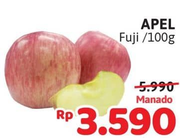 Promo Harga Apel Fuji per 100 gr - Alfamidi