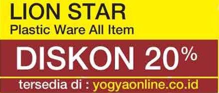 Promo Harga LION STAR Perlengkapan Rumah Tangga Plastik All Variants  - Yogya