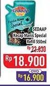 Promo Harga Sedaap Kecap Manis Kedelai Hitam Special 550 ml - Hypermart