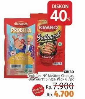 Promo Harga KIMBO Probites New York Melting Cheese  - LotteMart