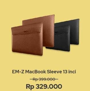 Promo Harga MacBook Sleeve EM-Z 13 Inci  - iBox