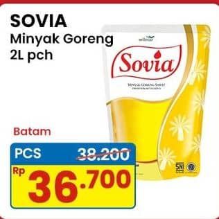 Promo Harga Sovia Minyak Goreng 2000 ml - Indomaret