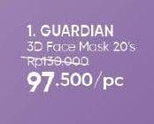 Promo Harga Guardian 3D Face Mask 20 pcs - Guardian