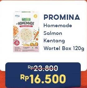Promo Harga Promina Bubur Bayi Homemade Salmon Kentang Wortel 100 gr - Indomaret