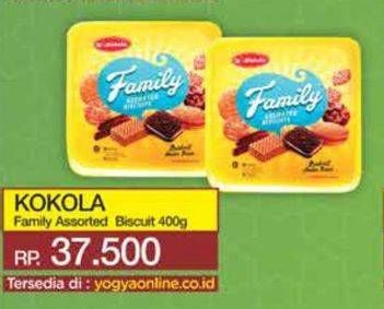 Promo Harga Kokola Family Assorted Biscuit 400 gr - Yogya