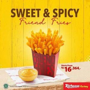 Promo Harga RICHEESE FACTORY Sweet & Spicy Fried Fries  - Richeese Factory