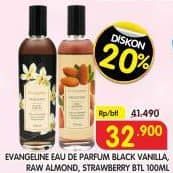 Promo Harga Evangeline EDP Selection Raw Almond, Sweet Strawberry, Black Vanilla 100 ml - Superindo
