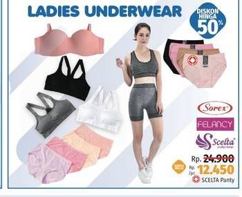 Promo Harga SCELTA Underwear  - LotteMart