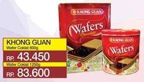 Promo Harga KHONG GUAN Wafers Chocolate 1300 gr - Yogya