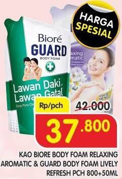 Promo Harga BIORE Guard Body Foam Lively Refresh 850 ml - Superindo