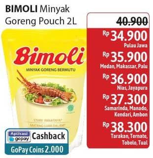 Promo Harga Bimoli Minyak Goreng 2000 ml - Alfamidi