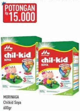 Promo Harga Morinaga Chil Kid Soya 600 gr - Hypermart