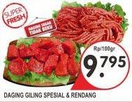 Promo Harga DAGING Giling Spesial & Rendang  - Superindo