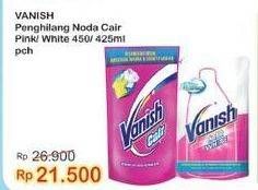 Promo Harga VANISH Penghilang Noda Cair Putih, Pink 425 ml - Indomaret