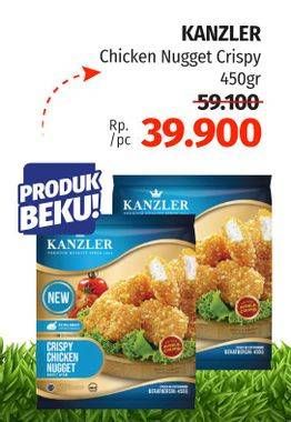 Promo Harga KANZLER Chicken Nugget Crispy 450 gr - Lotte Grosir