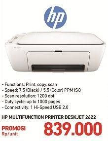 Promo Harga HP Deskjet 2622 Printer  - Carrefour