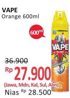 Promo Harga FUMAKILLA VAPE Aerosol Orange 600 ml - Alfamidi