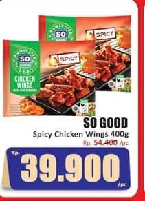 Promo Harga So Good Spicy Wing 400 gr - Hari Hari