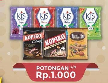 Promo Harga KIS Candy Mint/TAMARIN Permen Sari Asem/KOPIKO Coffee Candy/Cappucino Candy  - Hypermart