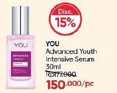 Promo Harga YOU Advanced Youth Intensive Serum 30 ml - Guardian