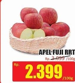 Promo Harga Apel Fuji RRT per 100 gr - Hari Hari