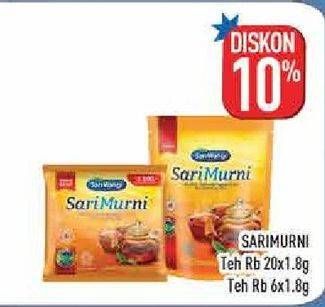 Promo Harga Sariwangi Teh Sari Murni per 2 pouch 1 gr - Hypermart