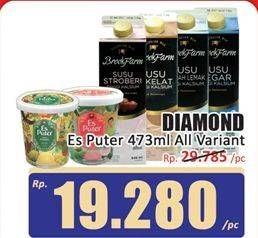 Promo Harga Diamond Es Puter All Variants 473 ml - Hari Hari