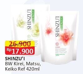 Promo Harga SHINZUI Body Cleanser Keiko, Kirei, Matsu 420 ml - Alfamart