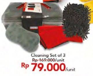 Promo Harga Cleaning Set 3 pcs - Carrefour