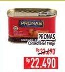 Promo Harga PRONAS Corned Beef 198 gr - Hypermart